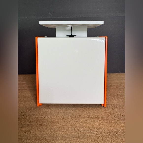 SOEHNLE Vintage Space Age Rare Orange Kitchen Scale Capacity 5 Kilo West Germany - Picture 9 of 11